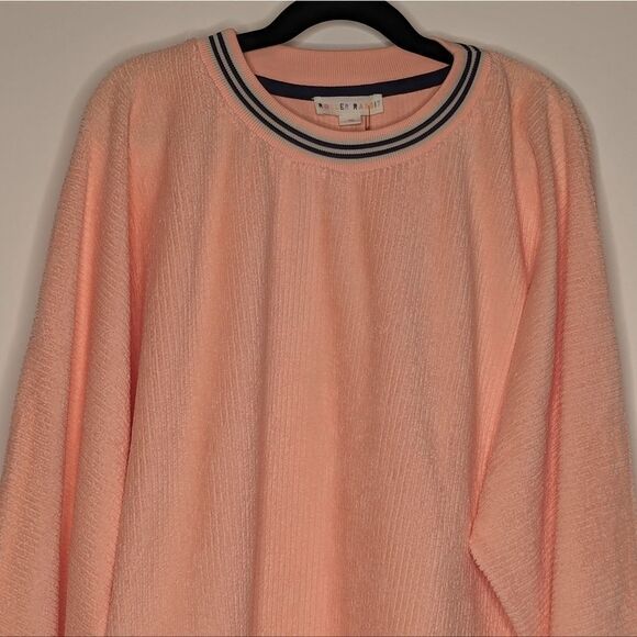 Roller Rabbit Emersyn Sweater Orange Peach Pullover - Picture 2 of 7